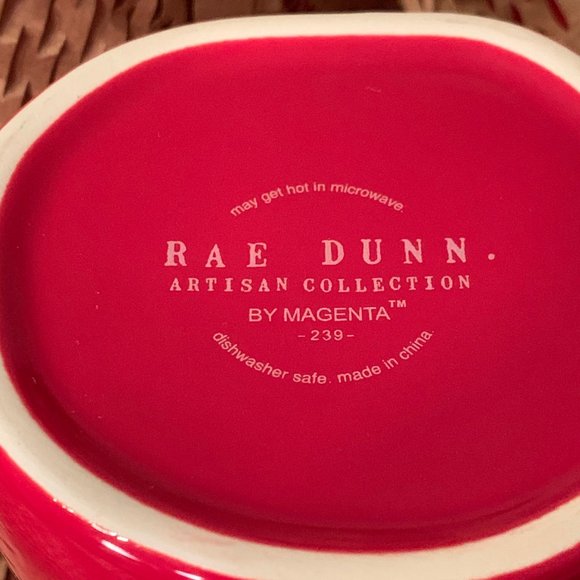 Rae Dunn #1 Teacher Mug - NEW Artesian Collection - Mug Cup Red Glossy Coffee - Picture 9 of 12